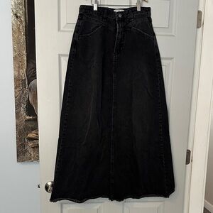 FP Denim Maxi Skirt